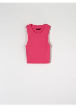 Sinsay - Top w prążki - różowy ze sklepu Sinsay w kategorii Bluzki damskie - zdjęcie 162346027