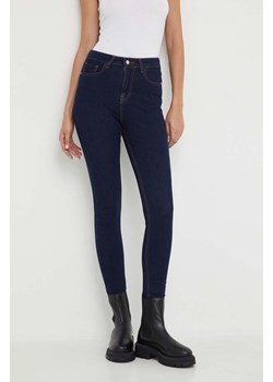 Answear Lab jeansy X kolekcja limitowana NO SHAME damskie kolor granatowy ze sklepu ANSWEAR.com w kategorii Jeansy damskie - zdjęcie 162350579