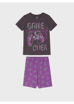 Sinsay - Piżama z nadrukiem - fioletowy ze sklepu Sinsay w kategorii Piżamy dziecięce - zdjęcie 162354485