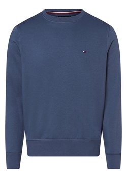 Tommy Hilfiger Męska bluza nierozpinana Mężczyźni Materiał dresowy indygo jednolity ze sklepu vangraaf w kategorii Bluzy męskie - zdjęcie 162356868