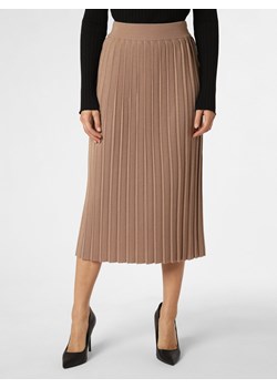 Weekend Max Mara Spódnica damska Kobiety Sztuczne włókno taupe jednolity ze sklepu vangraaf w kategorii Spódnice - zdjęcie 162356947