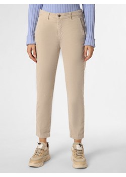 MAC Spodnie Kobiety Bawełna kitt jednolity ze sklepu vangraaf w kategorii Spodnie damskie - zdjęcie 162356955