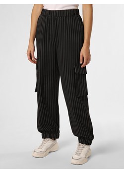 Aygill's Spodnie Kobiety Sztuczne włókno czarny w paski ze sklepu vangraaf w kategorii Spodnie damskie - zdjęcie 162356977