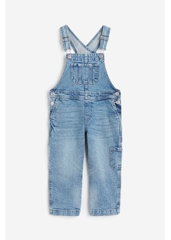 H & M - Dżinsowe ogrodniczki - Niebieski ze sklepu H&M w kategorii Spodnie i półśpiochy - zdjęcie 162357067