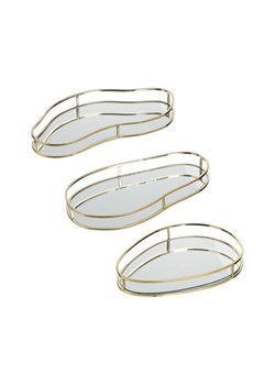 Taca ozdobna 3-pack ze sklepu ANSWEAR.com w kategorii Tace - zdjęcie 162357435