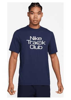 Męska koszulka z krótkim rękawem do biegania Dri-FIT Nike Track Club - Niebieski ze sklepu Nike poland w kategorii T-shirty męskie - zdjęcie 162361379