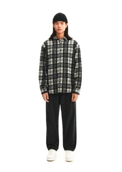 Cropp - Koszula w kratę - czarny ze sklepu Cropp w kategorii Koszule męskie - zdjęcie 162367656