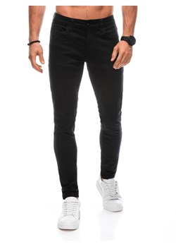 Spodnie męskie jeansowe 1382P - czarne ze sklepu Edoti w kategorii Jeansy męskie - zdjęcie 162367988