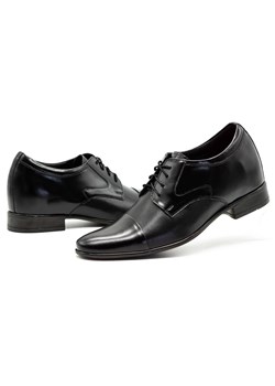 Buty męskie wizytowe P10 podwyższające czarne ze sklepu butyolivier w kategorii Buty eleganckie męskie - zdjęcie 162370719