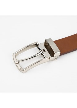 Pasek skórzany do spodni model 1.30.3 brązowy ze sklepu butyolivier w kategorii Paski męskie - zdjęcie 162370815