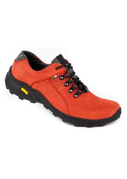 Męskie buty trekkingowe 296GT czerwone ze sklepu butyolivier w kategorii Buty trekkingowe męskie - zdjęcie 162371079