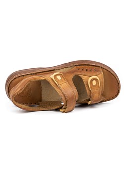 Sandały męskie skórzane 812 brązowe ze sklepu butyolivier w kategorii Sandały męskie - zdjęcie 162372847