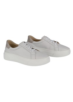 Półbuty damskie sneakersy skórzane 0680W białe ze sklepu butyolivier w kategorii Półbuty damskie - zdjęcie 162373085