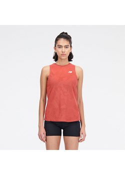 Koszulka damska New Balance WT33280ASU – pomarańczowa ze sklepu New Balance Poland w kategorii Bluzki damskie - zdjęcie 162380325