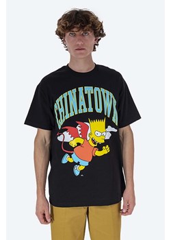 Market t-shirt bawełniany Chinatown Market x The Simpsons Devil Arc T-shirt kolor czarny z nadrukiem CTM1990342-BIALY ze sklepu PRM w kategorii T-shirty męskie - zdjęcie 162380606