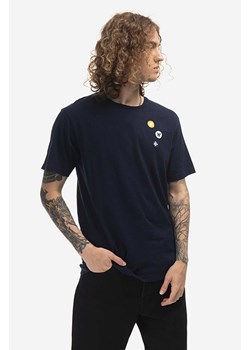 Wood Wood t-shirt bawełniany Ace Patches T-Shirt kolor granatowy z aplikacją 10235704.2222-WHITE ze sklepu PRM w kategorii T-shirty męskie - zdjęcie 162380608