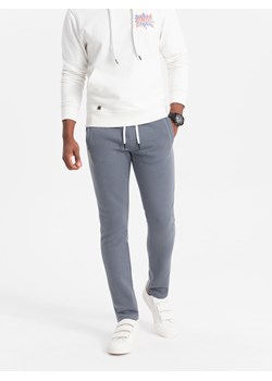 Spodnie męskie dresowe - denim V11 P866 ze sklepu ombre w kategorii Spodnie męskie - zdjęcie 162382148