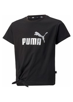 Koszulka juniorska ESS+ Logo Knotted Tee Puma ze sklepu SPORT-SHOP.pl w kategorii Bluzki dziewczęce - zdjęcie 162383358