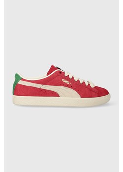 Puma sneakersy zamszowe Suede VTG Origins kolor czerwony ze sklepu PRM w kategorii Trampki męskie - zdjęcie 162390525