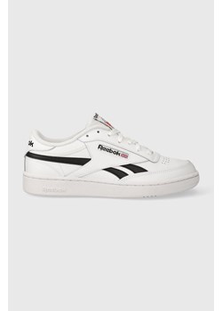 Reebok sneakersy skórzane kolor biały ze sklepu PRM w kategorii Buty sportowe męskie - zdjęcie 162390597