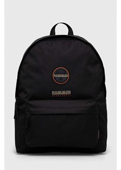 Napapijri plecak kolor czarny duży z aplikacją ze sklepu PRM w kategorii Plecaki - zdjęcie 162390659