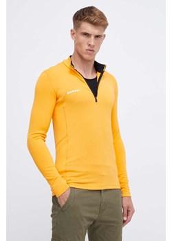 Mammut bluza sportowa Aenergy ML Half Zip kolor pomarańczowy gładka ze sklepu ANSWEAR.com w kategorii Bluzy męskie - zdjęcie 162393275