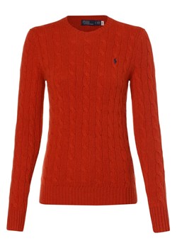 Polo Ralph Lauren Sweter damski z dodatkiem kaszmiru Kobiety Wełna sjena jednolity ze sklepu vangraaf w kategorii Swetry damskie - zdjęcie 162394345