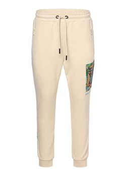 Carlo Colucci Spodnie dresowe Mężczyźni Bawełna écru jednolity ze sklepu vangraaf w kategorii Spodnie męskie - zdjęcie 162394369