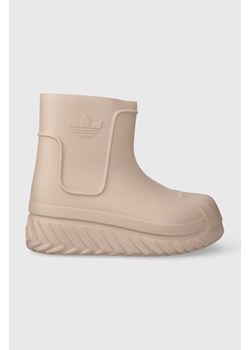adidas Originals kalosze Adifom Superstar Boot damskie kolor beżowy ID4280 ze sklepu PRM w kategorii Kalosze damskie - zdjęcie 162395177