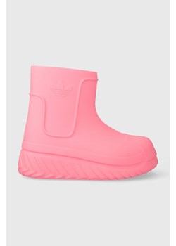 adidas Originals kalosze Adifom Superstar Boot damskie kolor różowy IE4613 ze sklepu PRM w kategorii Kalosze damskie - zdjęcie 162395179