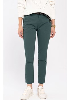 Damskie spodnie chinosy zielone R-Jasmine, Kolor zielony, Rozmiar S, Volcano ze sklepu Primodo w kategorii Spodnie damskie - zdjęcie 162397898