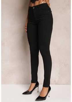 Czarne Jeansy o Fasonie Skinny Trikese ze sklepu Renee odzież w kategorii Jeansy damskie - zdjęcie 162402245