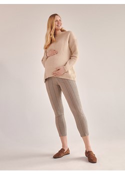 Reserved - Gładki sweter - kremowy ze sklepu Reserved w kategorii Swetry damskie - zdjęcie 162402649