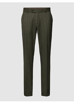 Spodnie do garnituru o kroju regular fit w kant model ‘Tomte’ ze sklepu Peek&Cloppenburg  w kategorii Spodnie męskie - zdjęcie 162404118