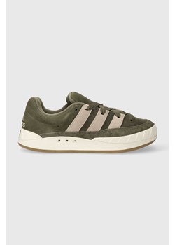 adidas Originals sneakersy zamszowe Adimatic kolor zielony IE9864 ze sklepu PRM w kategorii Trampki męskie - zdjęcie 162411389