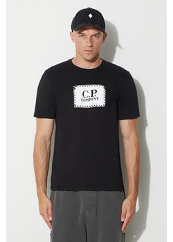 C.P. Company t-shirt bawełniany kolor czarny z nadrukiem ze sklepu PRM w kategorii T-shirty męskie - zdjęcie 162411407