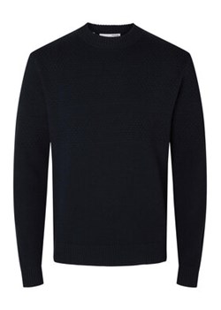 Selected Homme Sweter 16090155 Granatowy Regular Fit ze sklepu MODIVO w kategorii Swetry męskie - zdjęcie 162420917