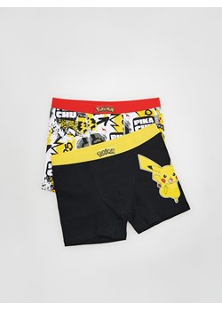 Reserved - Bawełniane bokserki Pokémon 2 pack - biały ze sklepu Reserved w kategorii Majtki dziecięce - zdjęcie 162424939