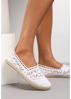 Białe Espadryle Gratifyinglys ze sklepu renee.pl w kategorii Espadryle damskie - zdjęcie 162429116