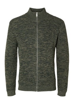 Selected Homme Sweter 16090152 Zielony Regular Fit ze sklepu MODIVO w kategorii Swetry męskie - zdjęcie 162492666