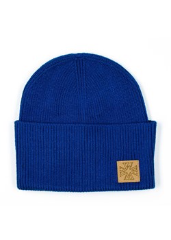 Damska czapka klasyczna ciemnoniebieska ze sklepu WITTCHEN w kategorii Czapki zimowe damskie - zdjęcie 162495549