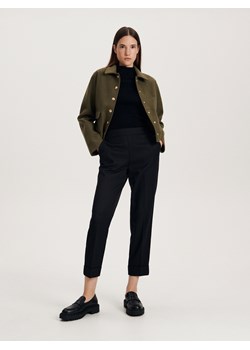 Reserved - Spodnie z kantem - czarny ze sklepu Reserved w kategorii Spodnie damskie - zdjęcie 162499525