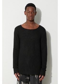 424 sweter wełniany męski kolor czarny 35424M171.236506 ze sklepu PRM w kategorii Swetry męskie - zdjęcie 162501535