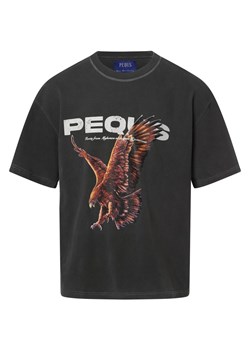 PEQUS T-shirt męski Mężczyźni Bawełna antracytowy nadruk ze sklepu vangraaf w kategorii T-shirty męskie - zdjęcie 162505096