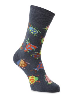 Happy Socks skarpety z drobnej dzianiny Kobiety,Mężczyźni Bawełna indygo wzorzysty ze sklepu vangraaf w kategorii Skarpetki damskie - zdjęcie 162505208