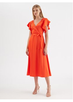 Vila Sukienka codzienna Carolina 14083043 Pomarańczowy Regular Fit ze sklepu MODIVO w kategorii Sukienki - zdjęcie 162507288
