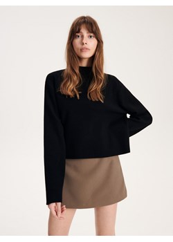 Reserved - Sweter z wiskozą - czarny ze sklepu Reserved w kategorii Swetry damskie - zdjęcie 162511897
