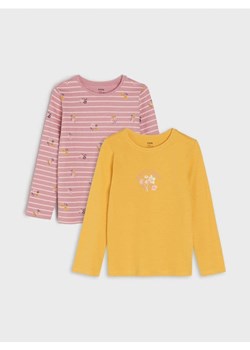 Sinsay - Koszulki 2 pack - fioletowy ze sklepu Sinsay w kategorii Bluzki dziewczęce - zdjęcie 162512826