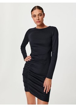 Sinsay - Sukienka mini z marszczeniami - czarny ze sklepu Sinsay w kategorii Sukienki - zdjęcie 162512848