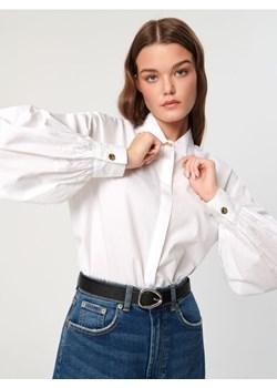Sinsay - Koszula z bufiastymi rękawami - biały ze sklepu Sinsay w kategorii Koszule damskie - zdjęcie 162512865